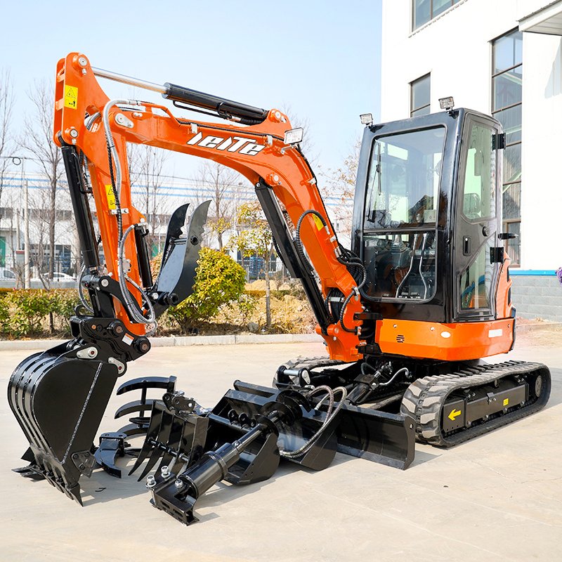 LEITE EPA mini Excavator 3.5 Ton Fast delivery Kubota Engine Crawler Digger Minibagger Farm Used 1 Ton Mini Excavator Machine