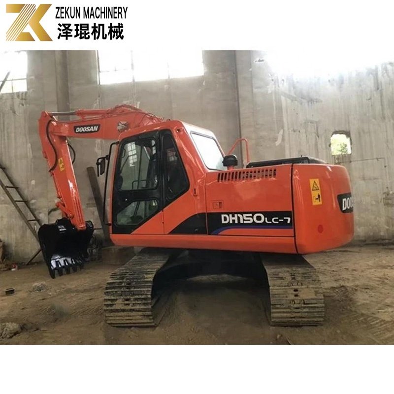 Original Digger 15Ton used Doosan dh150 crawler excavator Second hand excavator dh150 Good quality Doosan dh150 for sale