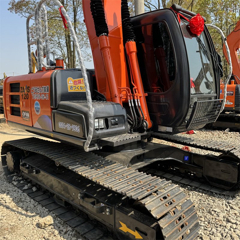2023 Used Excavator HITACHI 120 Cheap Price Good Quality Original Machine for Sale,90% New Provided ISUZU Kawasaki JP 12000 66kw
