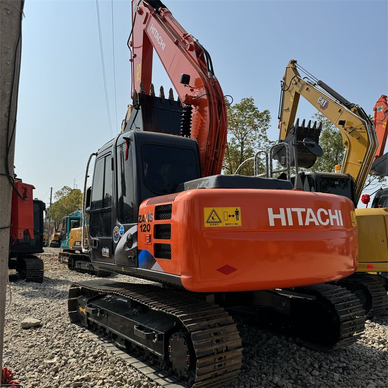 2023 Used Excavator HITACHI 120 Cheap Price Good Quality Original Machine for Sale,90% New Provided ISUZU Kawasaki JP 12000 66kw