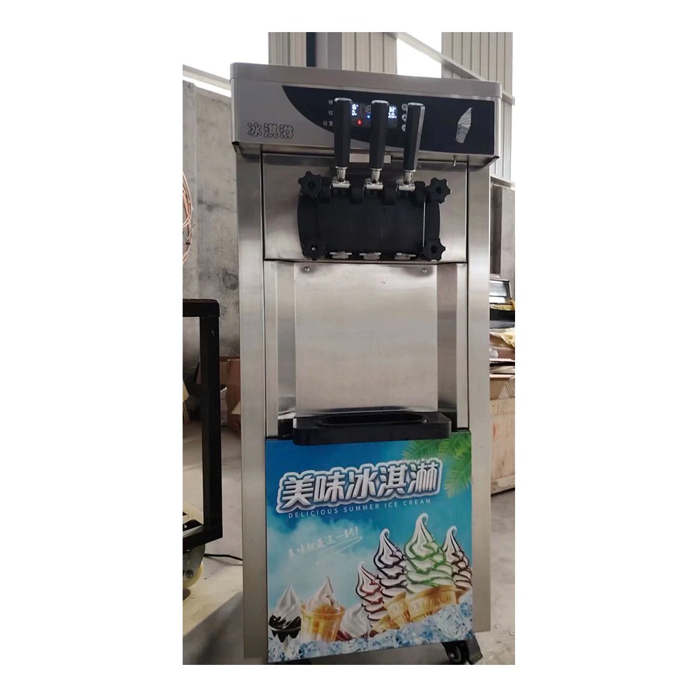 Rebirth table Top 3 flavors Mini Soft make Ice Cream Machine Price/ Small Ice Cream Maker price
