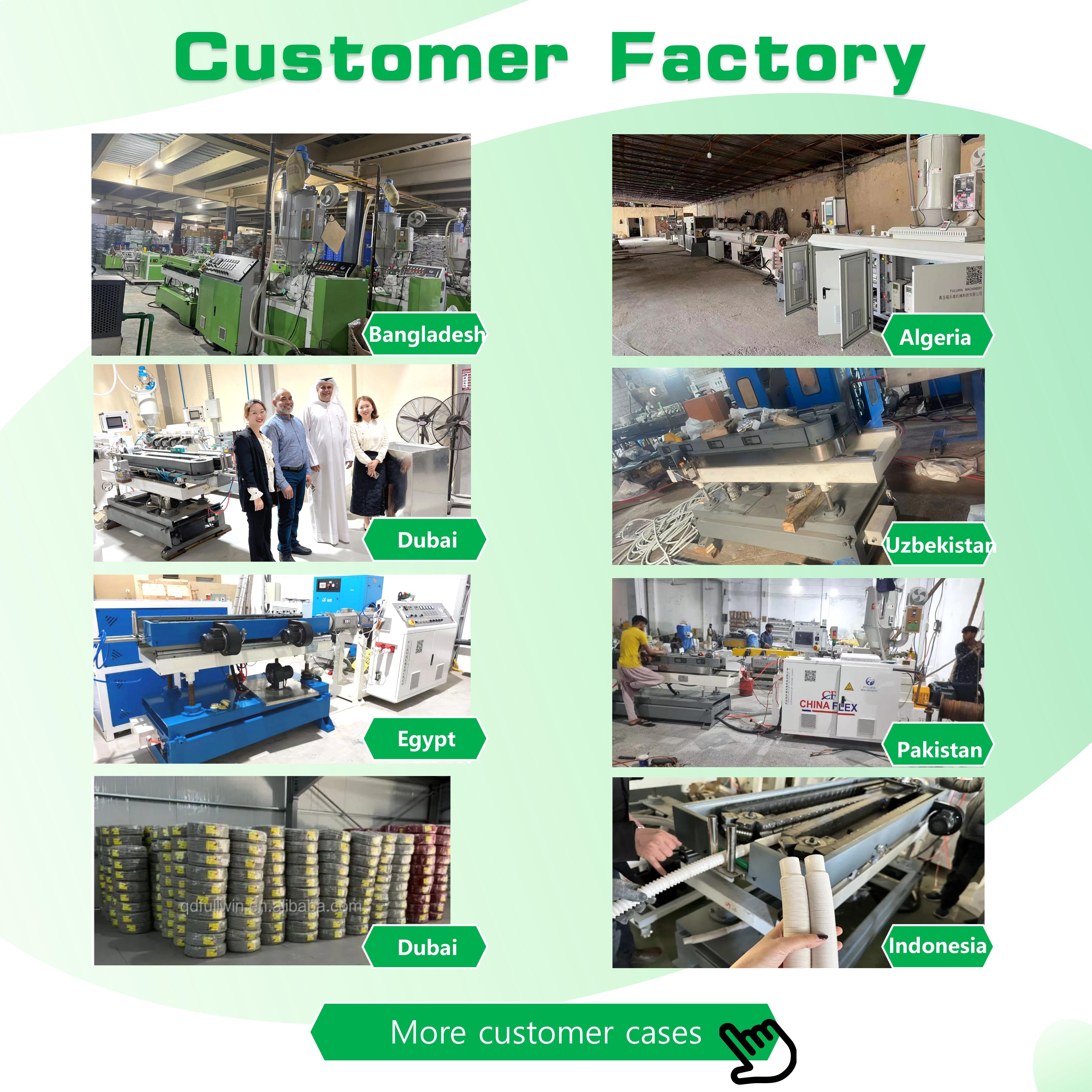 Automatic Single Twin Screw Construction Hose Plastic Making Machine PVC PE PP EVA PR Corrugated Flexible Pipe Plastic Extruders