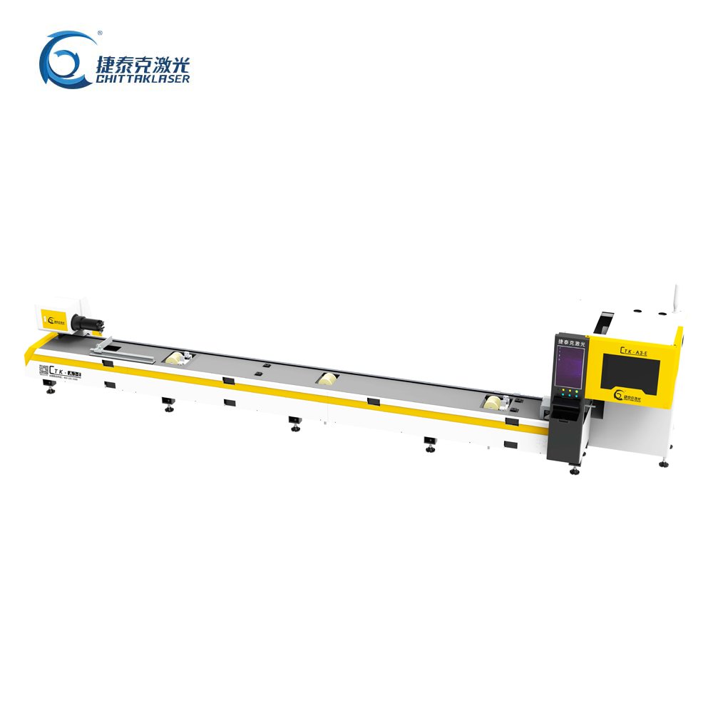 A3-E 3000W Cost-effective Metal Square And Round Tube Fiber Laser Tube Cutting machine