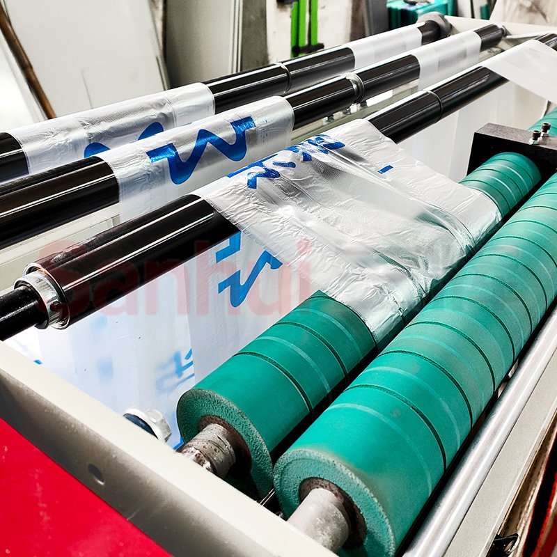 hot sale t shirt plastic bag making machine and rubbish waste plastic bag machine