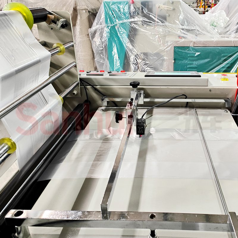 hot sale t shirt plastic bag making machine and rubbish waste plastic bag machine