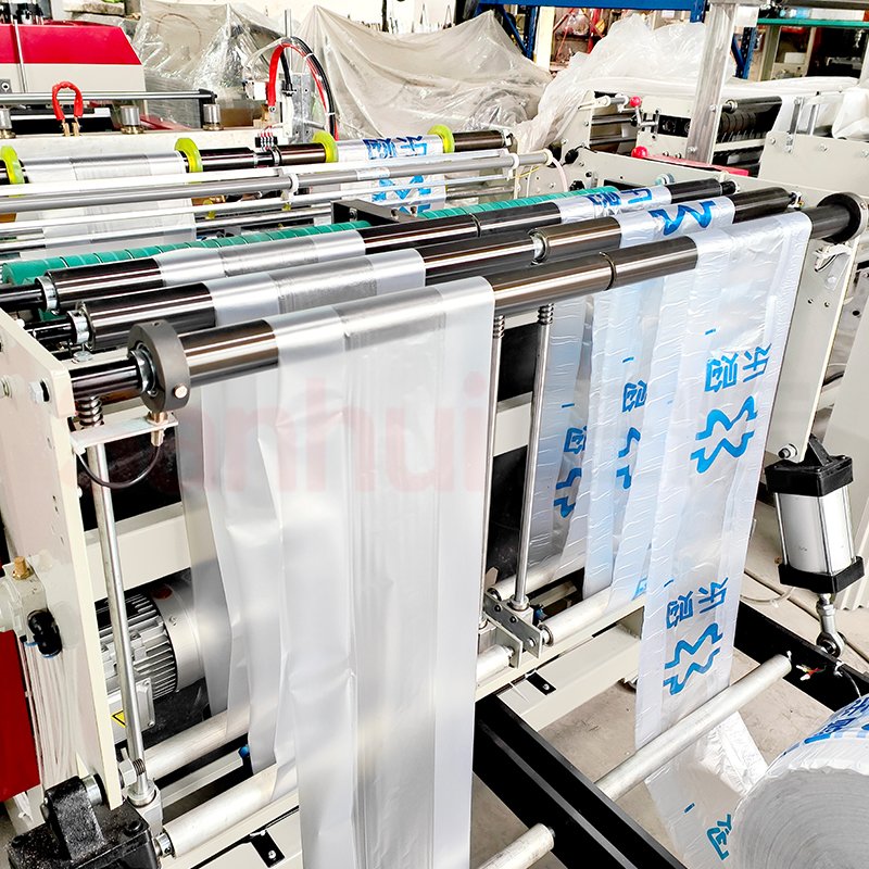 hot sale t shirt plastic bag making machine and rubbish waste plastic bag machine