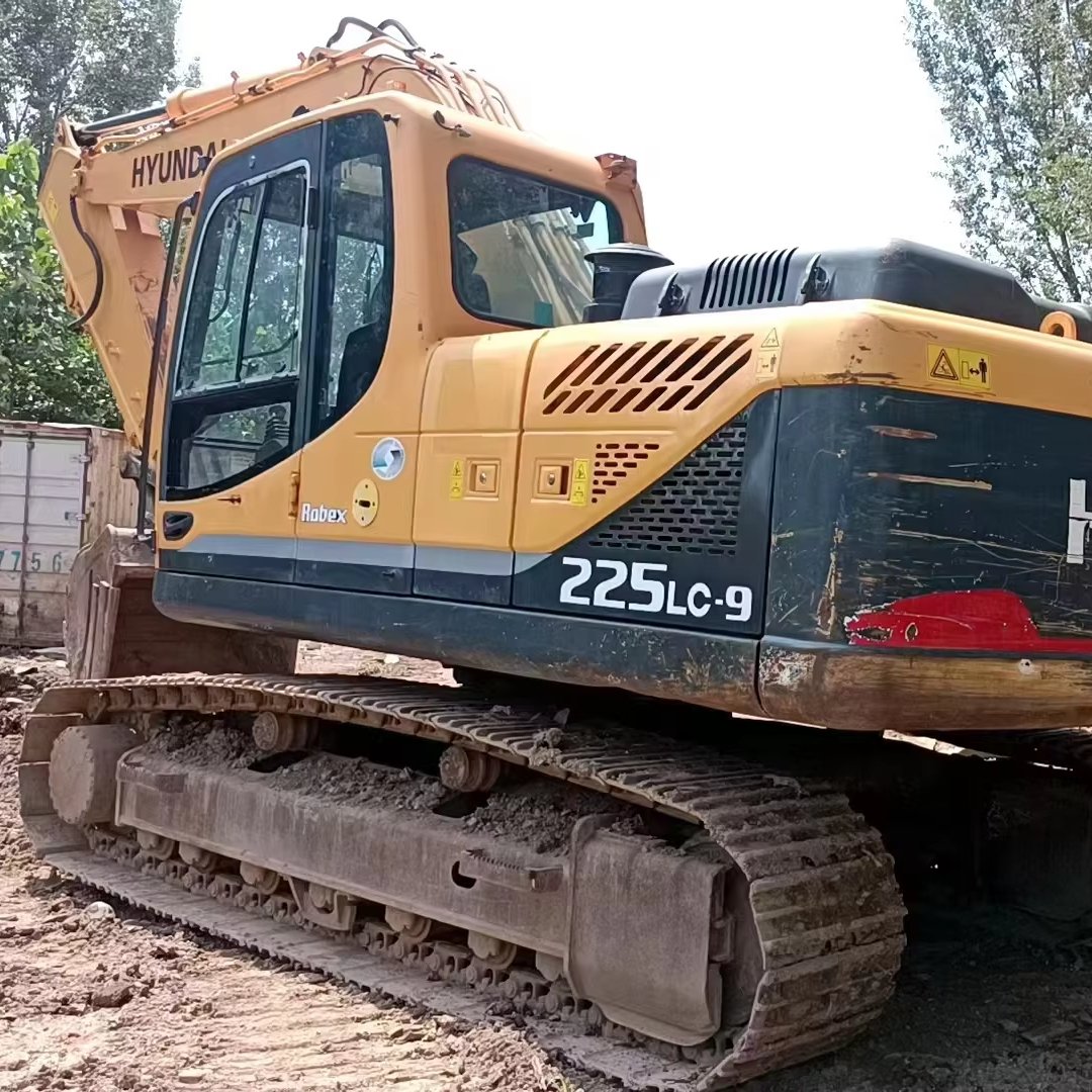 High Efficiency Used Hyundai 220-9s Crawler Excavator in Stock from South Korea Second Hand Hyundai 220-9s Machine