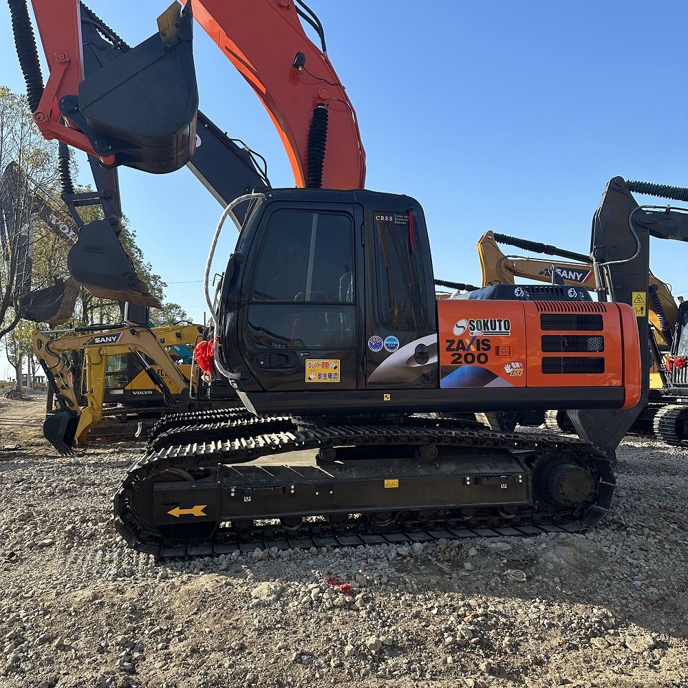 Good quality Hitachi ZX200 Used excavator Used digger 20tons Hydraulic Crawler Machine Big Machine Japanese excavator