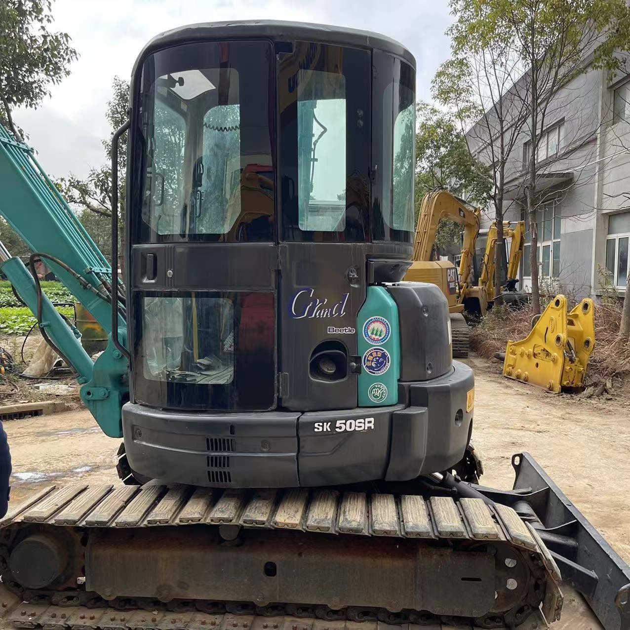 KOBELCO SK50SR Used Short Tail Mini Excavator Original Japanese Crawler 5 ton second-hand Machine,certified by EPA and CE