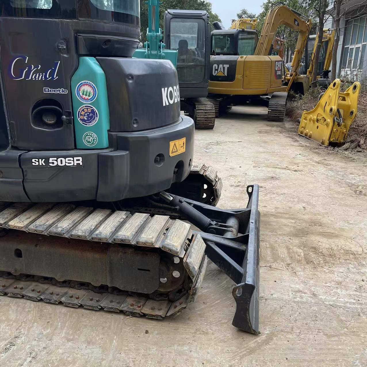 KOBELCO SK50SR Used Short Tail Mini Excavator Original Japanese Crawler 5 ton second-hand Machine,certified by EPA and CE