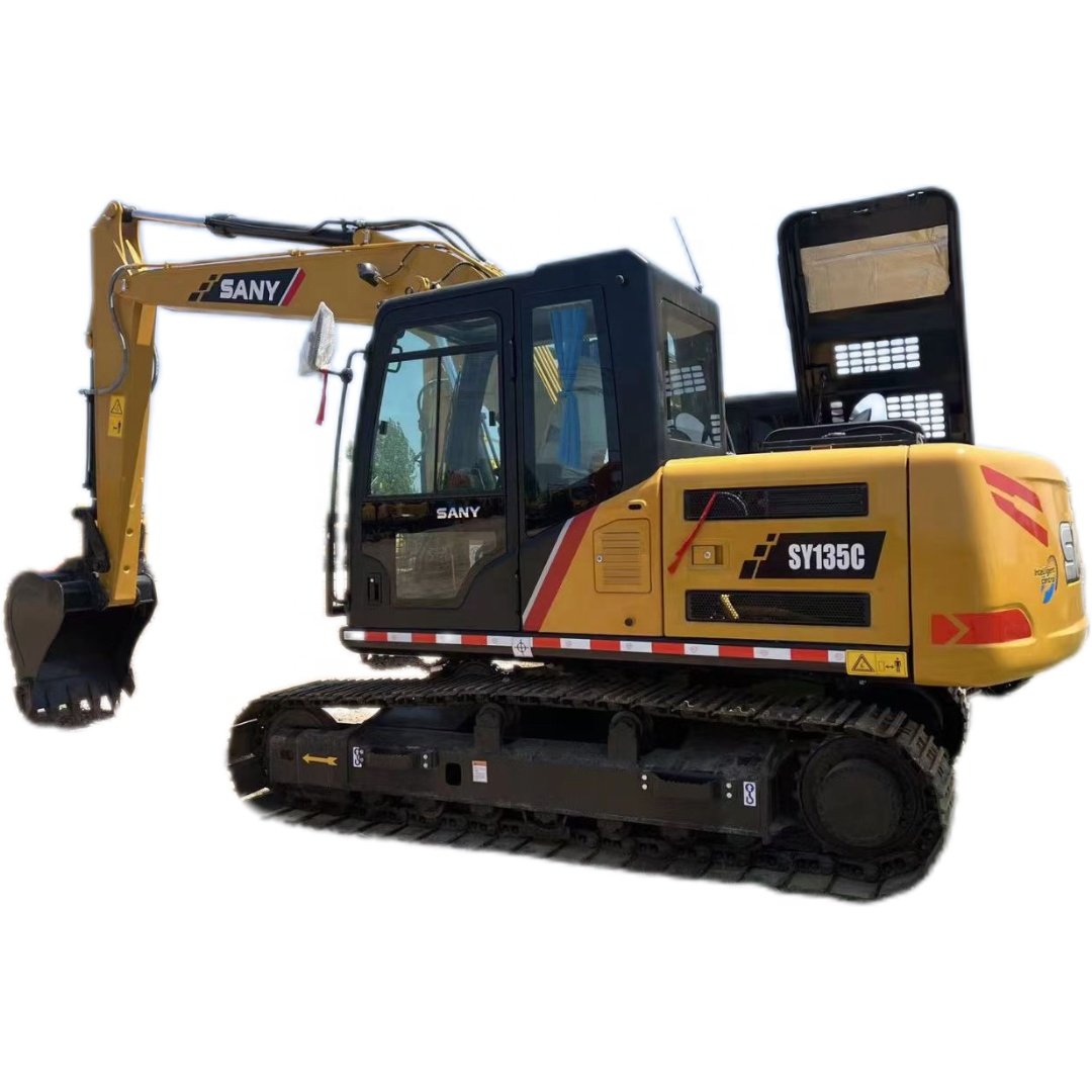 Used Sany Sy135c Hydraulic Excavator 13.5 Ton High Operating Performance Tractors Sy135-9 Sy215-8 Sy215-9 in Good Condition