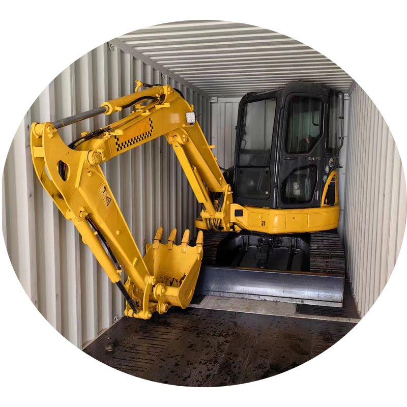Loading Service by container Japan made mini 5ton Komatsu made earth-moving shovel PC50 used cheap mini digger