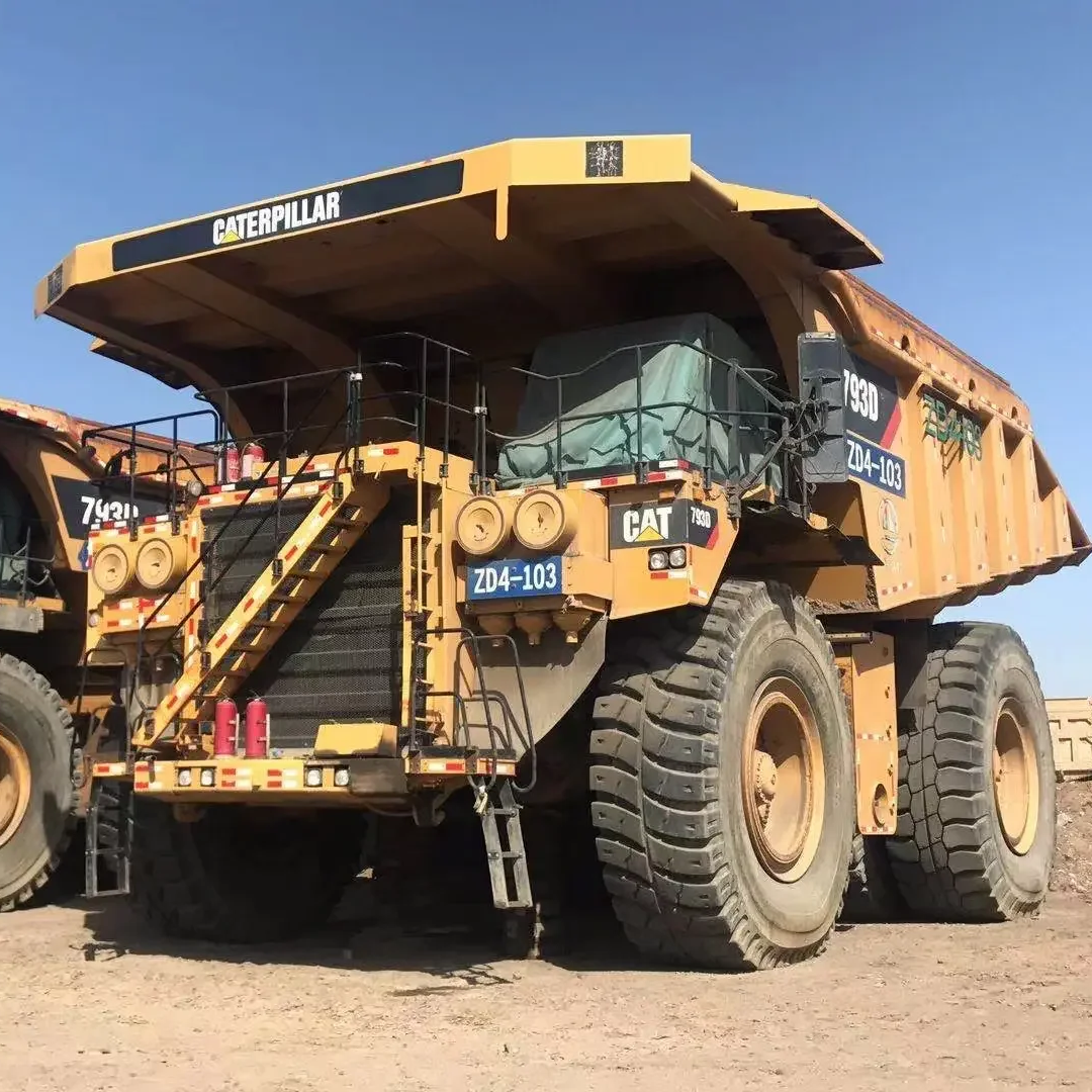 Used Mining Dump Truck CAT 793d Off Road Mining Dump Trucks Cubic Meter Mining Transport Vehicle Provided 2018 Load 218t and 129