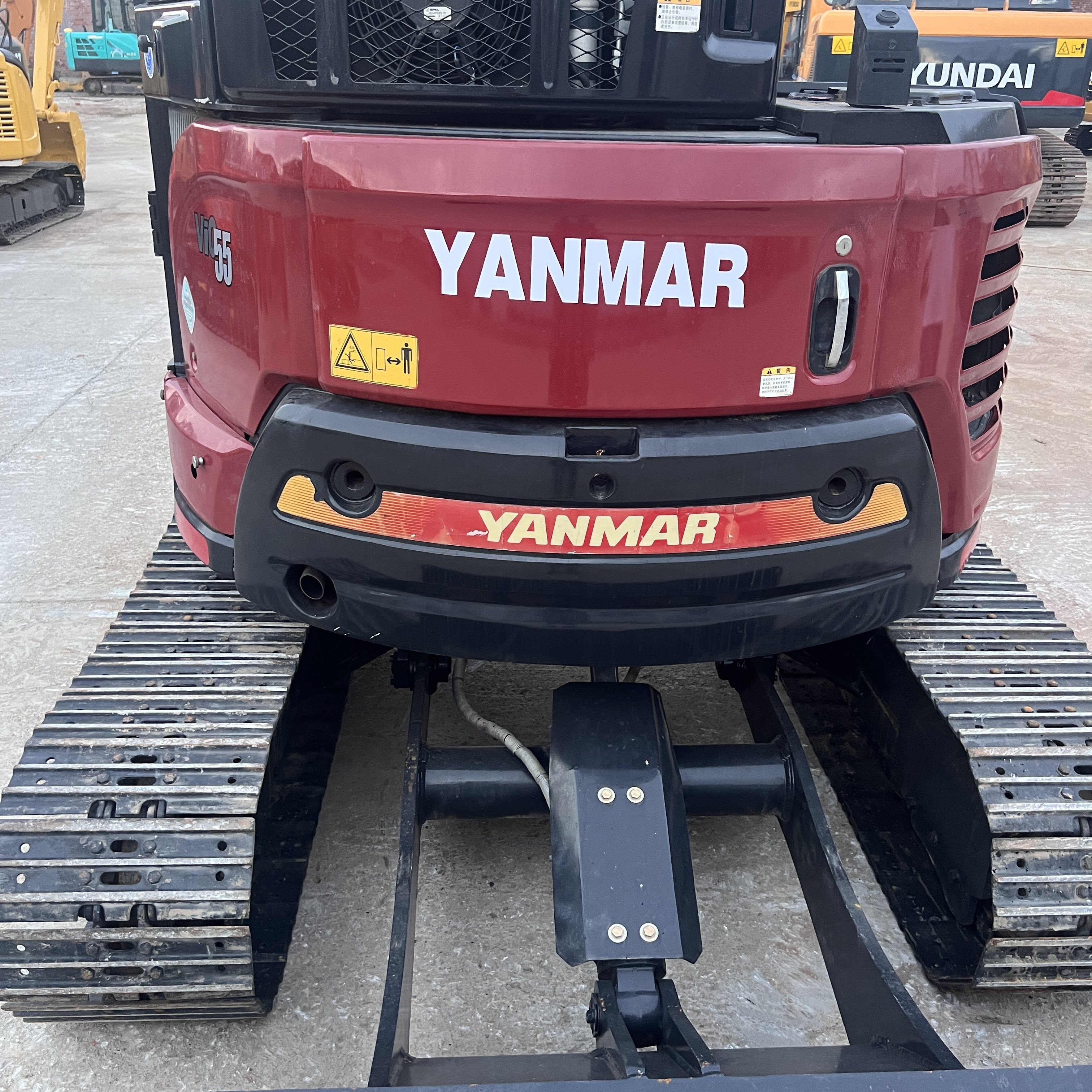 Japan Original VIO 55 Used Mini digger for sale second hand Small Excavator 5 Tons VIO55 50 57 in stock