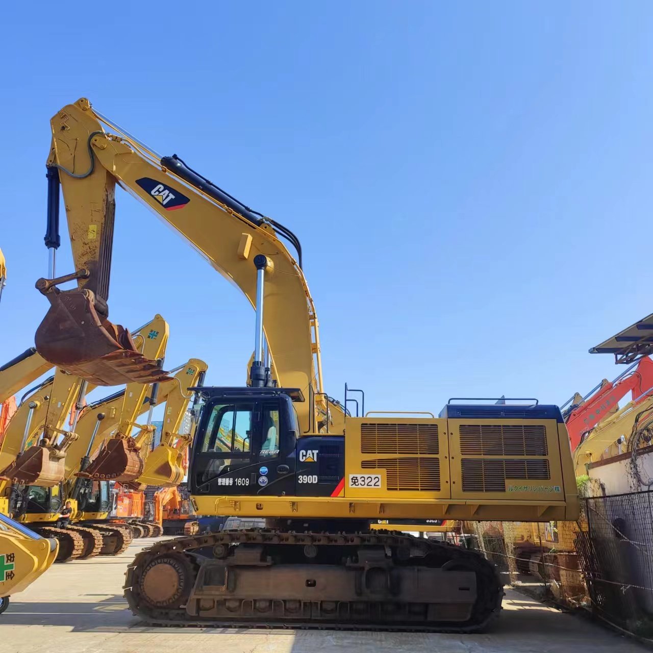 Factory sell cat 390D excavator machine used excavator cat 390d excavator for sale