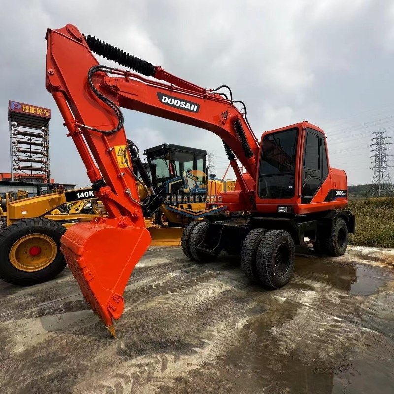 Original Imported Doosan DH150 15 Ton Crawler Excavator Tractor Low Hours Good Brand Engine PLC Core Excavators Machine Sale
