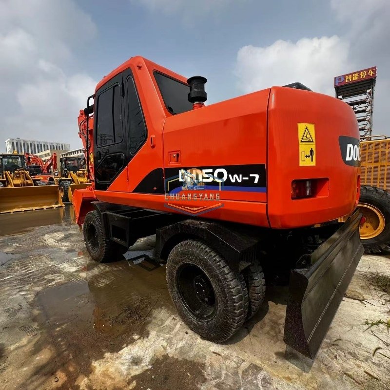 Original Imported Doosan DH150 15 Ton Crawler Excavator Tractor Low Hours Good Brand Engine PLC Core Excavators Machine Sale