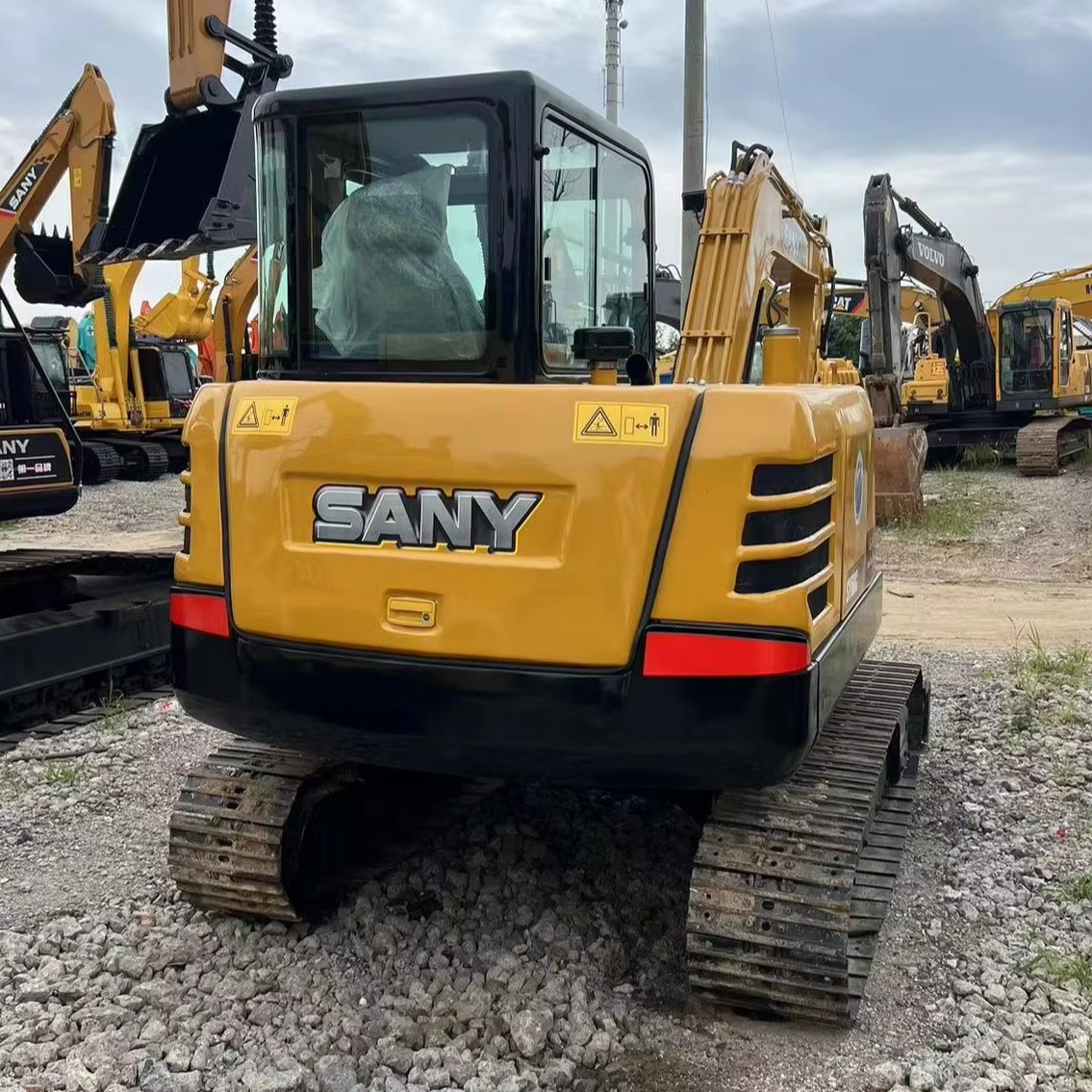 Chinese Brand Sany SY60C Digger Second Hand Construction Machinery Sany 60 Small 6 Tons Used Excavator For Sale