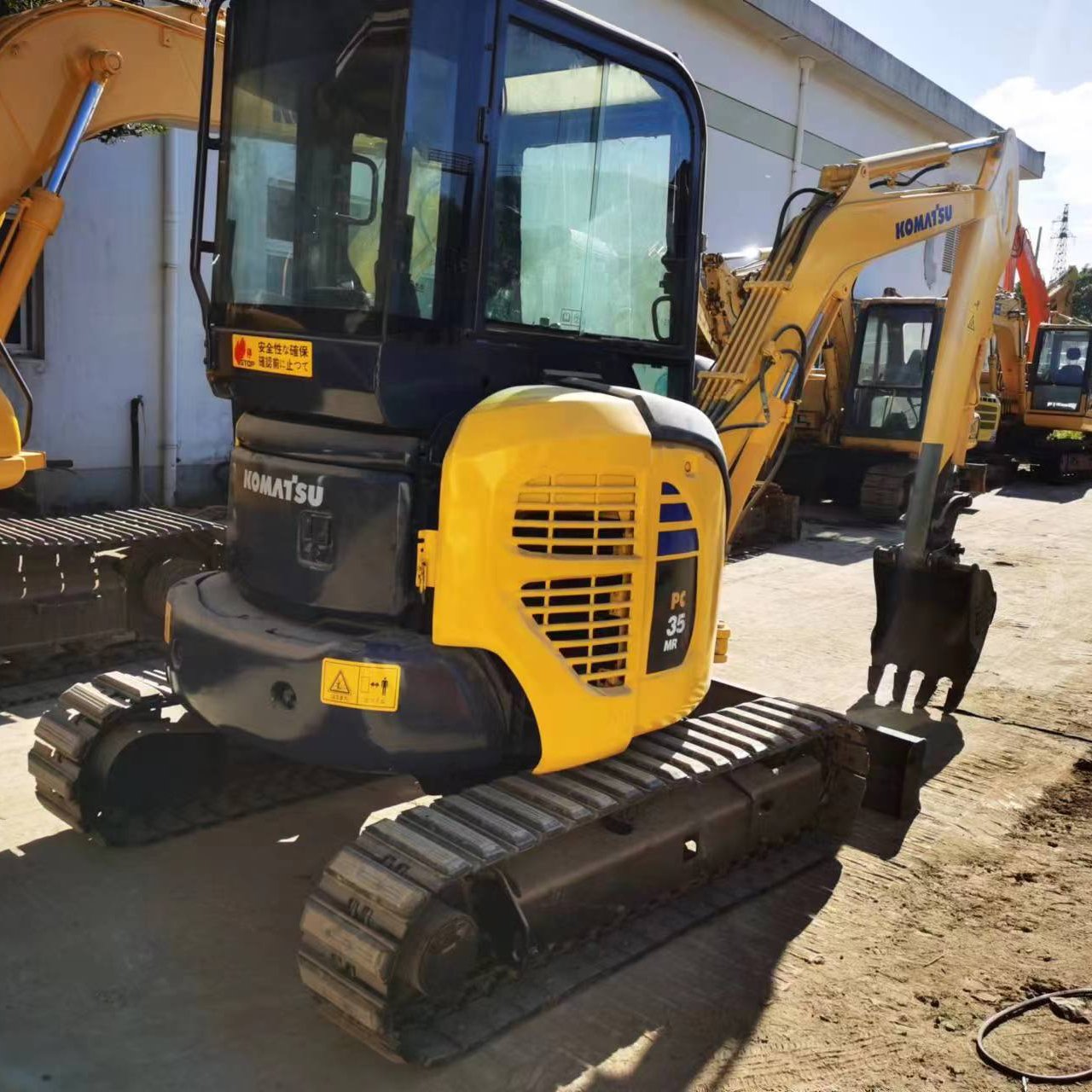 Used Sale PC High Quality Small Digger Machine Video Support Excavator PC35 Komatsu Excavator