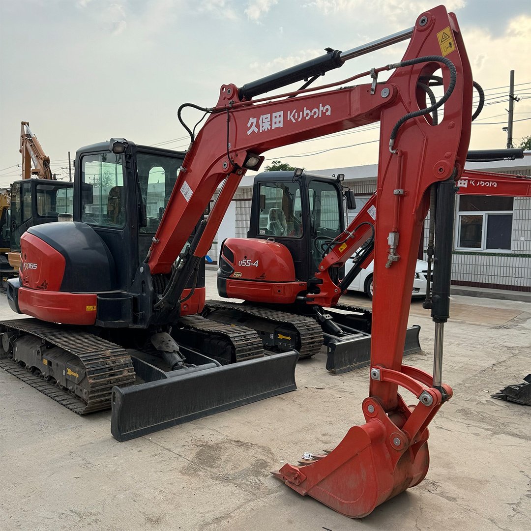 Hot selling used excavator mini KUBOTA KX165 excavator 6.5 Ton hydraulic digger
