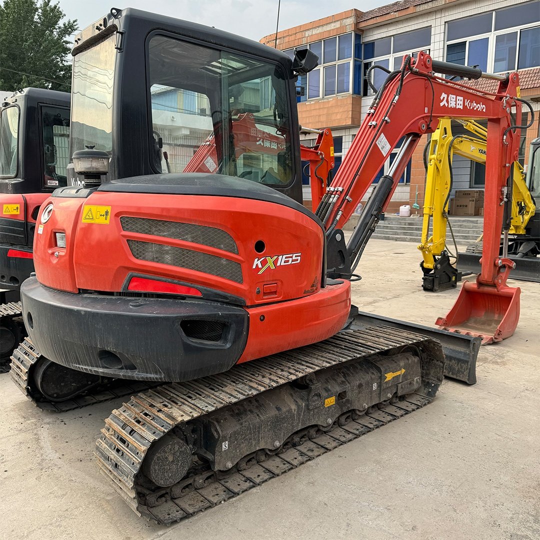 Hot selling used excavator mini KUBOTA KX165 excavator 6.5 Ton hydraulic digger