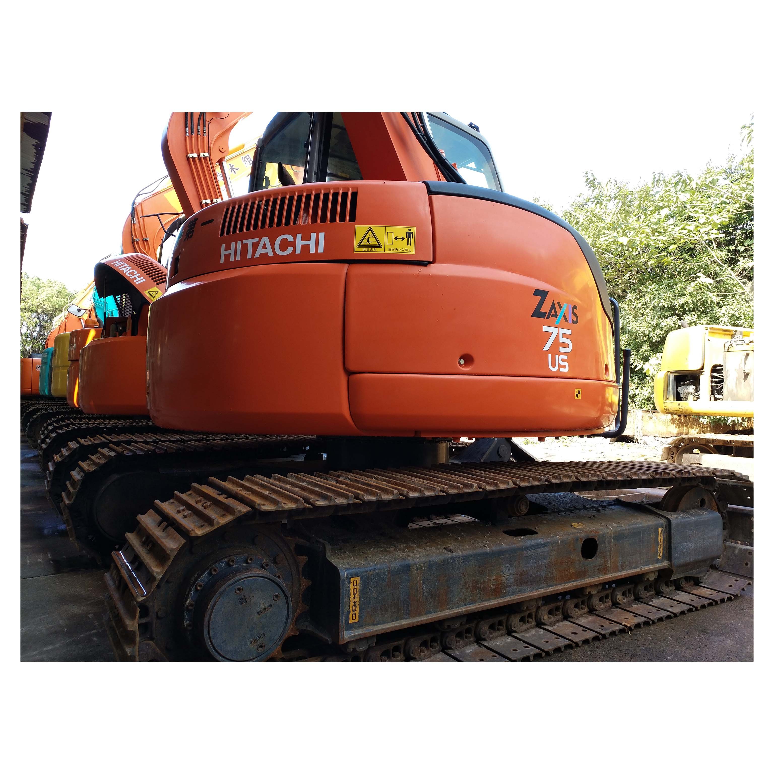 New arrival Japan Hitachi Excavator 7 ton brand hitachi Used zx75 original factory japan