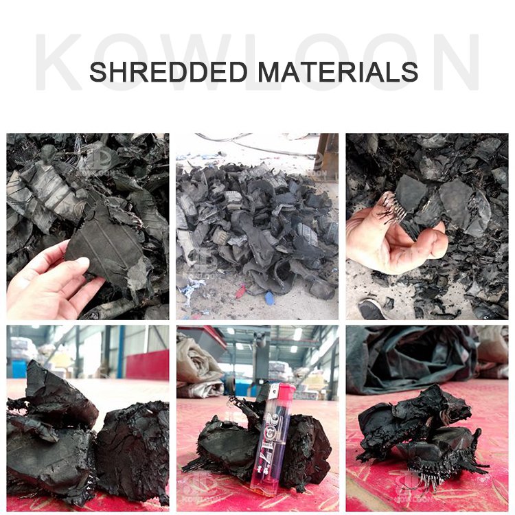 Factory Commercial Waste small Tire Tyre shredders crusher recycle shredder machine prices Used tire shredders machine