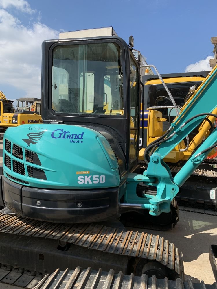 Second Hand Kobelco Excavator SK50 Used Kobelco 5 Ton Construction Machinery Hydraulic Crawler Digger