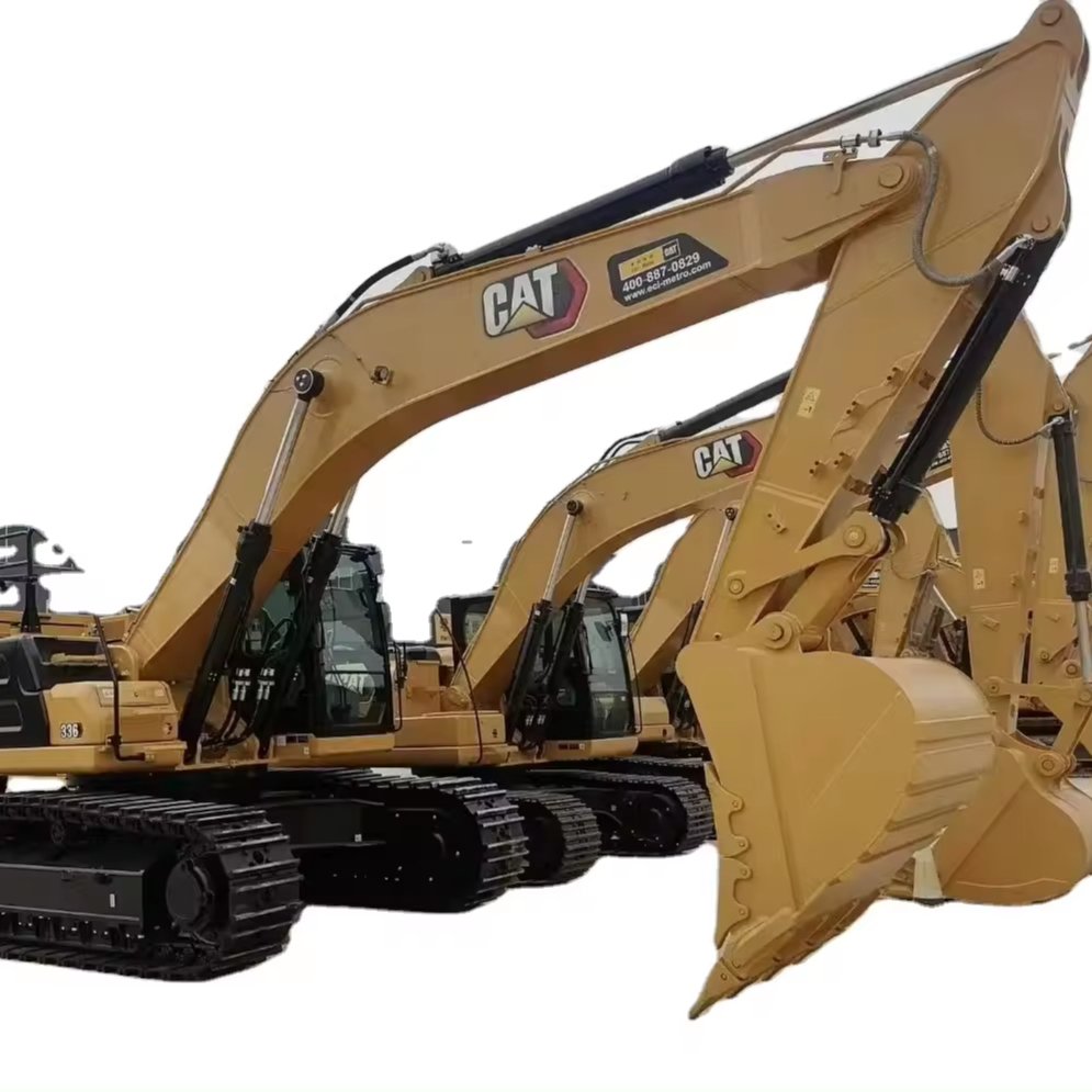 Used Cat 336 & 336D 36 Ton Heavy Construction Machinery Crawler Excavators for Rocking Construction Projects