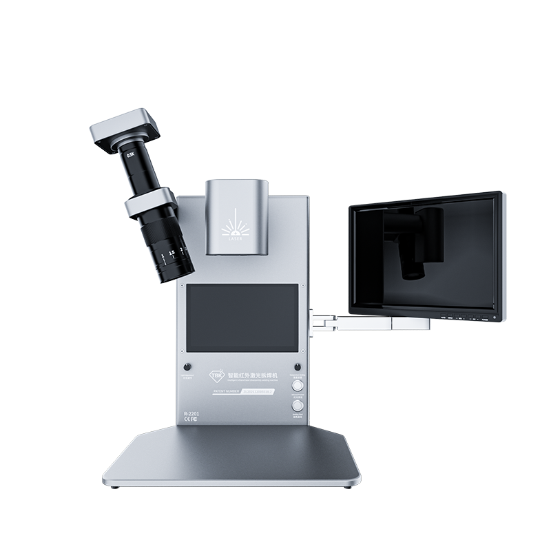 TBK R2201 laser disassembly welding machine with 4K microscope thermal imaging diagnosis used for phone motherboard chip repair