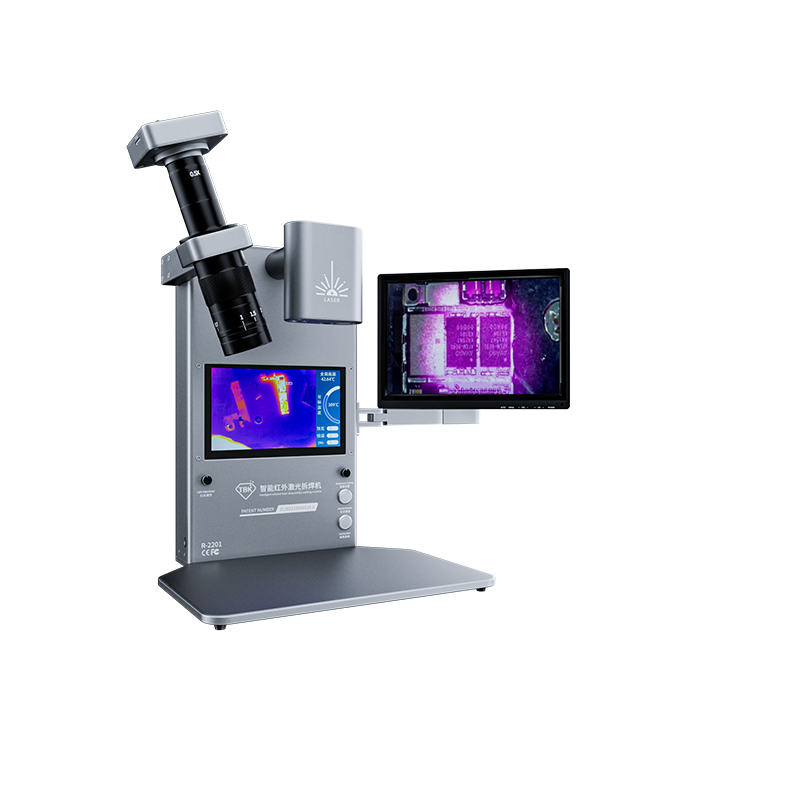 TBK R2201 laser disassembly welding machine with 4K microscope thermal imaging diagnosis used for phone motherboard chip repair