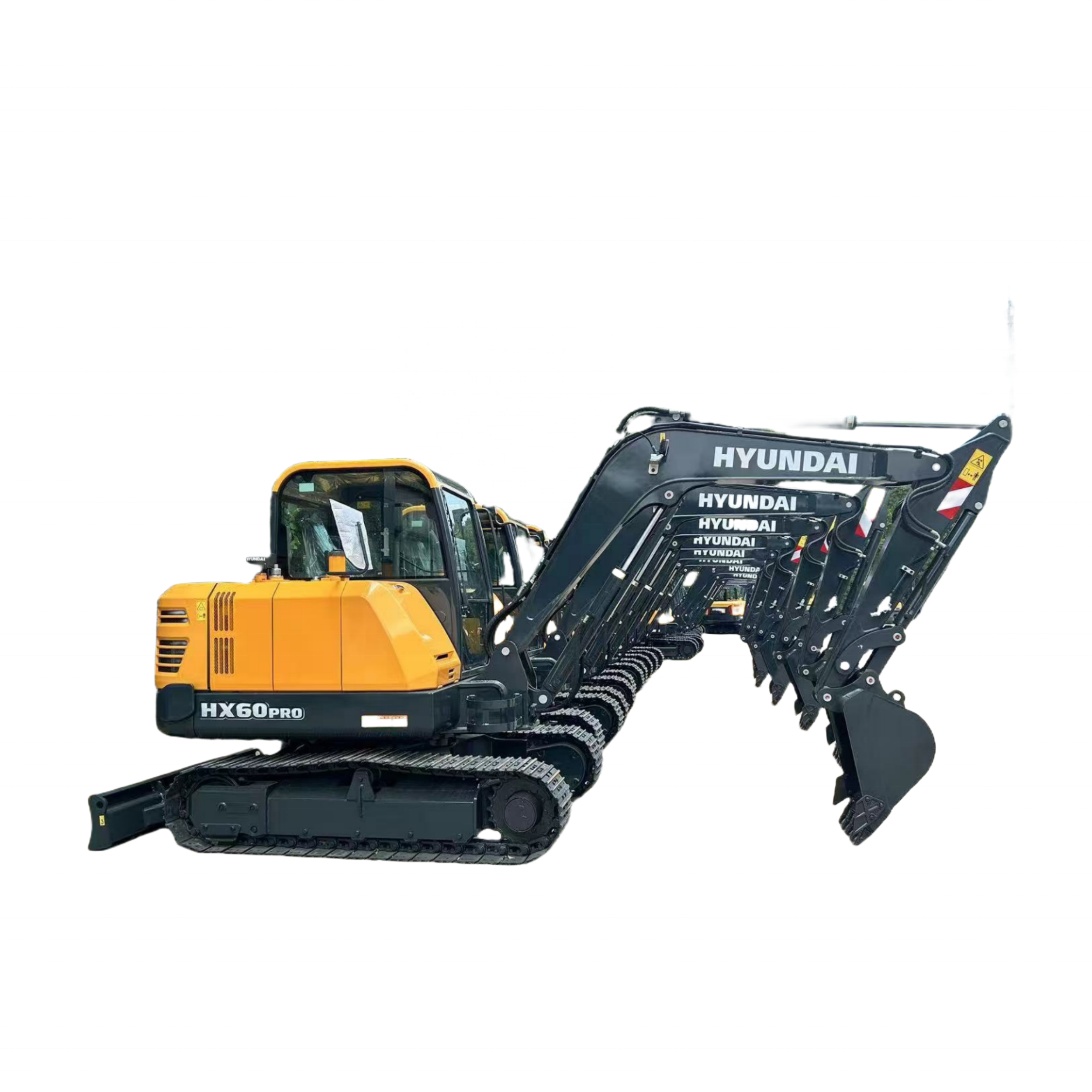 Brand new Hyundai HX60 mini Hydraulic crawler excavator New Machine In Stock Ready to Ship