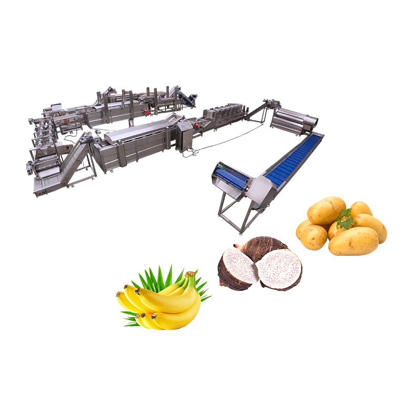 Fully Automatic Potato Chips Production Line Factory Potato Chips Making Machine Potato Crisp Making Machine