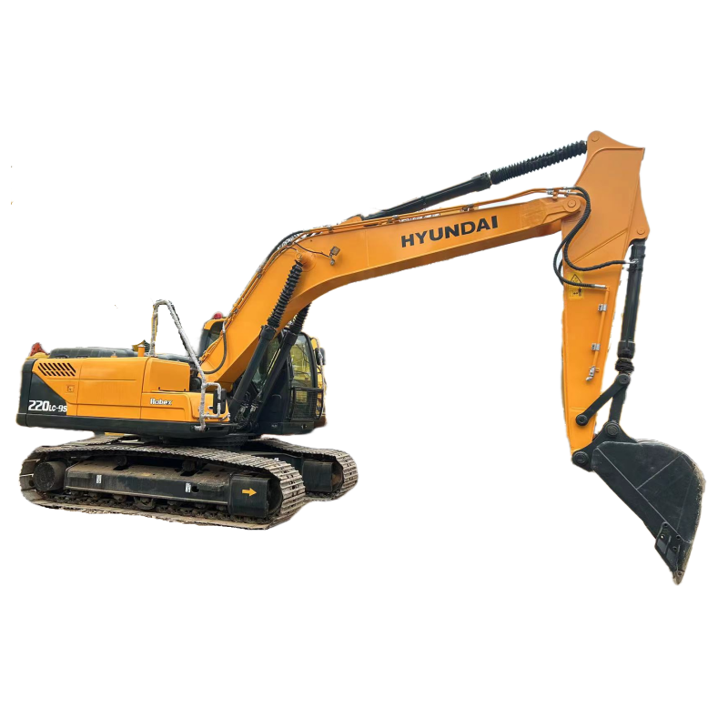 Stock 22 Tonnes Medium Construction Machinery Used Hyundai Excavators For Sale Used Hyundai 220LC-9S Excavator