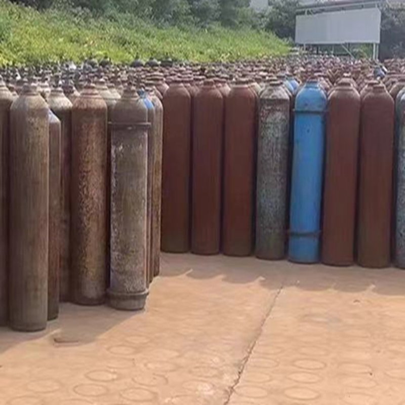 Used 40L oxygen, nitrogen, argon, carbon dioxide steel cylinder storage tank