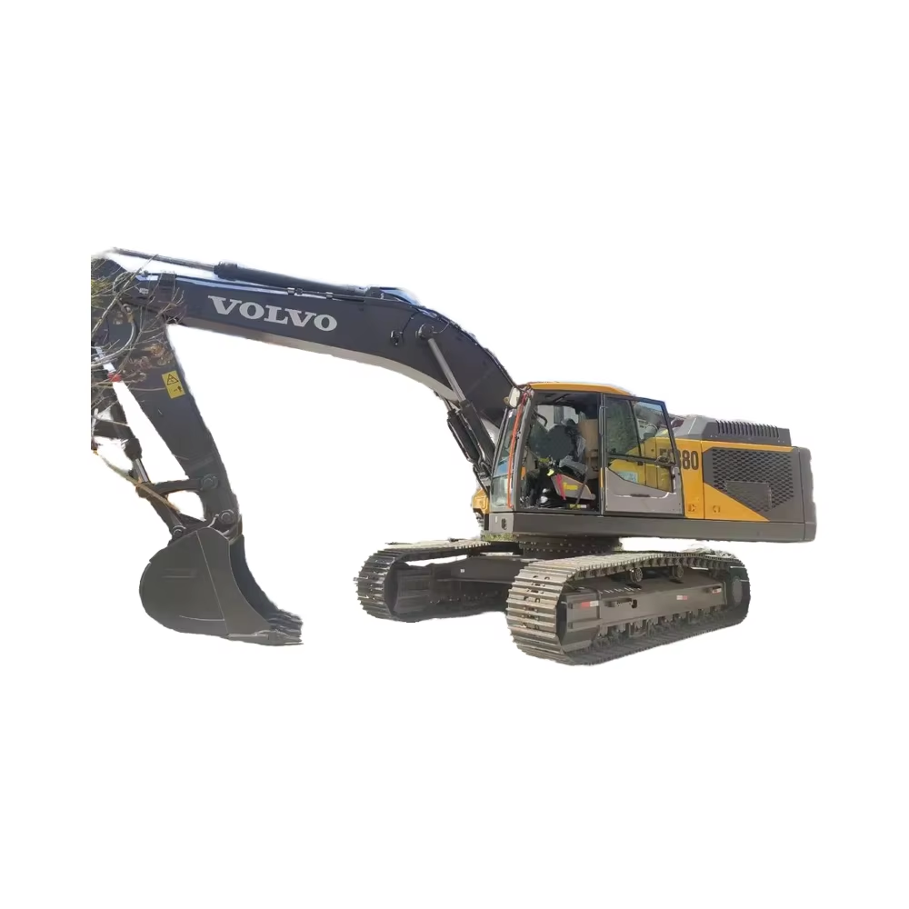 Used Volvo EC380 Excavator 39ton in Fine Condition with Ready PLC Core Components Cheap Second Hand Machine Engine Included Sale