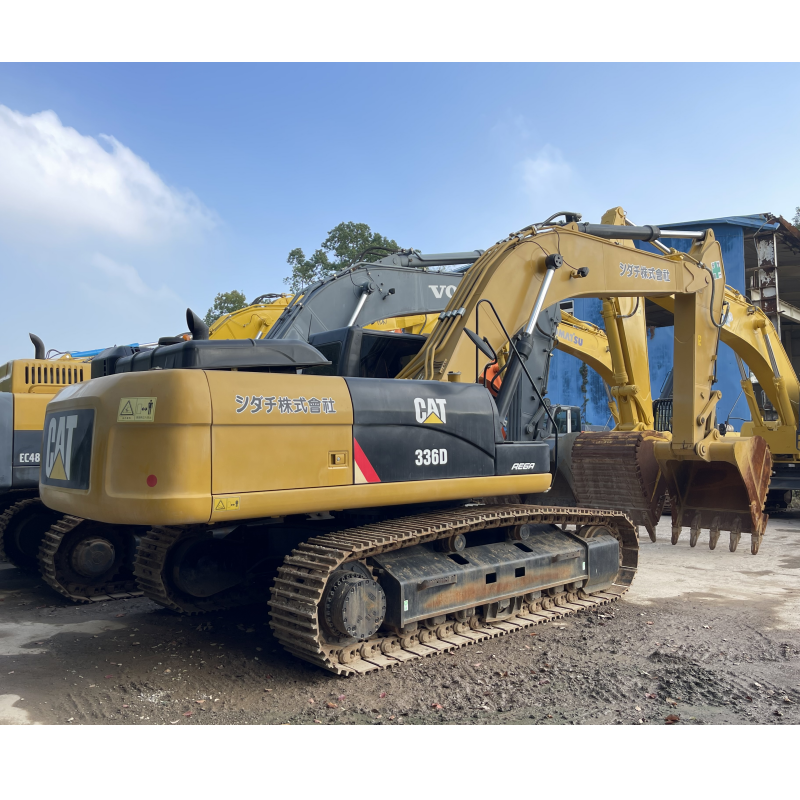 Large excavator Caterpillar CAT 336D second-hand hydraulic crawler 36 ton digger construction machine sell good