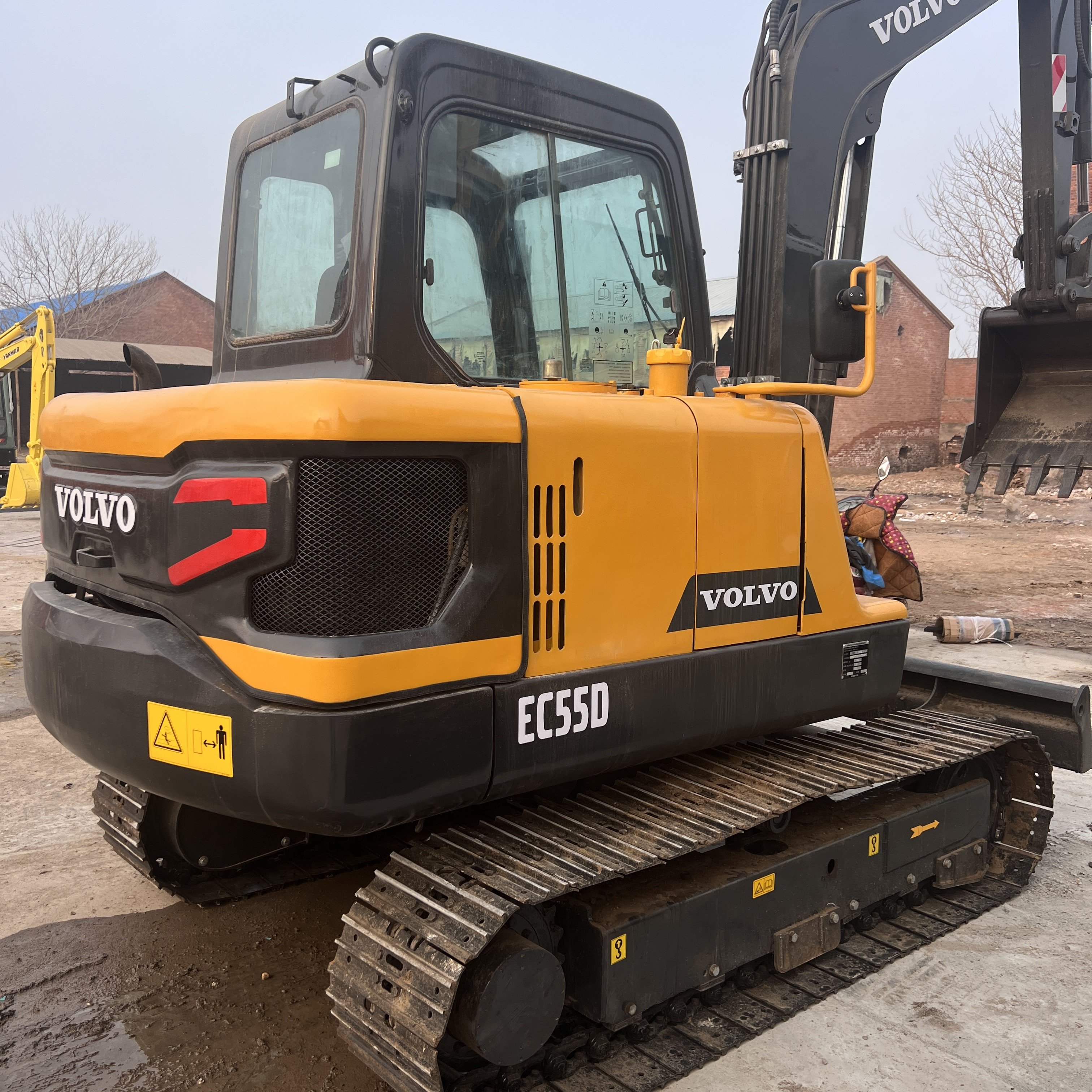 micro digger used mini Volvo Ec55 ec60 South Korean original Volvo Ec55 ec60 multifunctional crawler excavator Volvo ec55