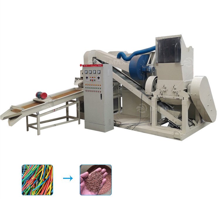 2024 Manufacture Copper Wire Stripping Crusher Machine Copper Granulator Machine Scrap Copper Cable Granulator Recycling Machine