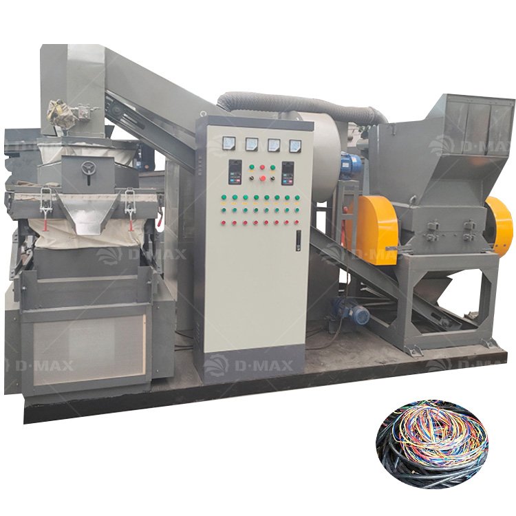 2024 Manufacture Copper Wire Stripping Crusher Machine Copper Granulator Machine Scrap Copper Cable Granulator Recycling Machine