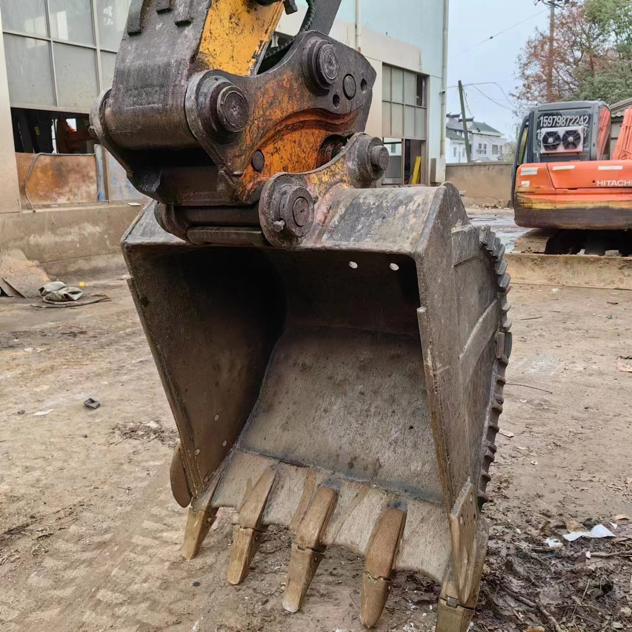 Original Korea Hyundai 210w Wheel Excavator 21Ton R210w-9 R210w-7 Used Excavators