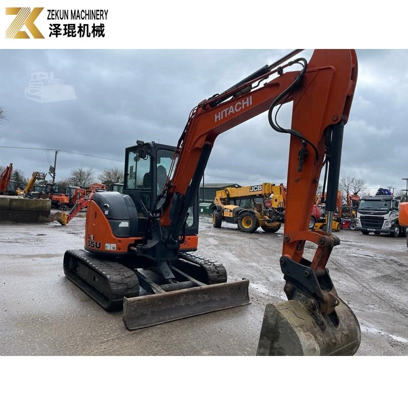 Used Engineering Construction Machinery Mini Excavator Hitachi ZX 55 ZX55U