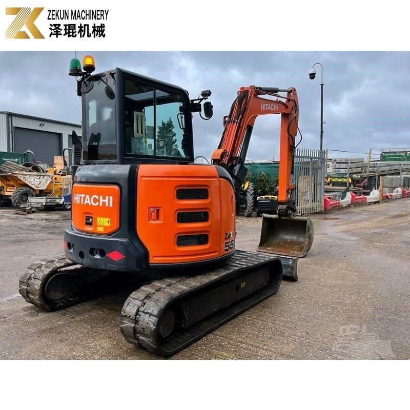 Used Engineering Construction Machinery Mini Excavator Hitachi ZX 55 ZX55U