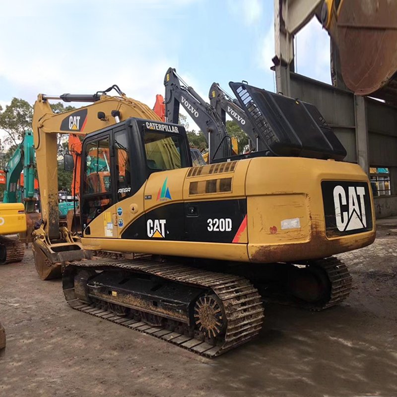 Used Caterpillar Excavator Crawler Digger Cat 330 320 320d 320c Construction Machinery Excavator