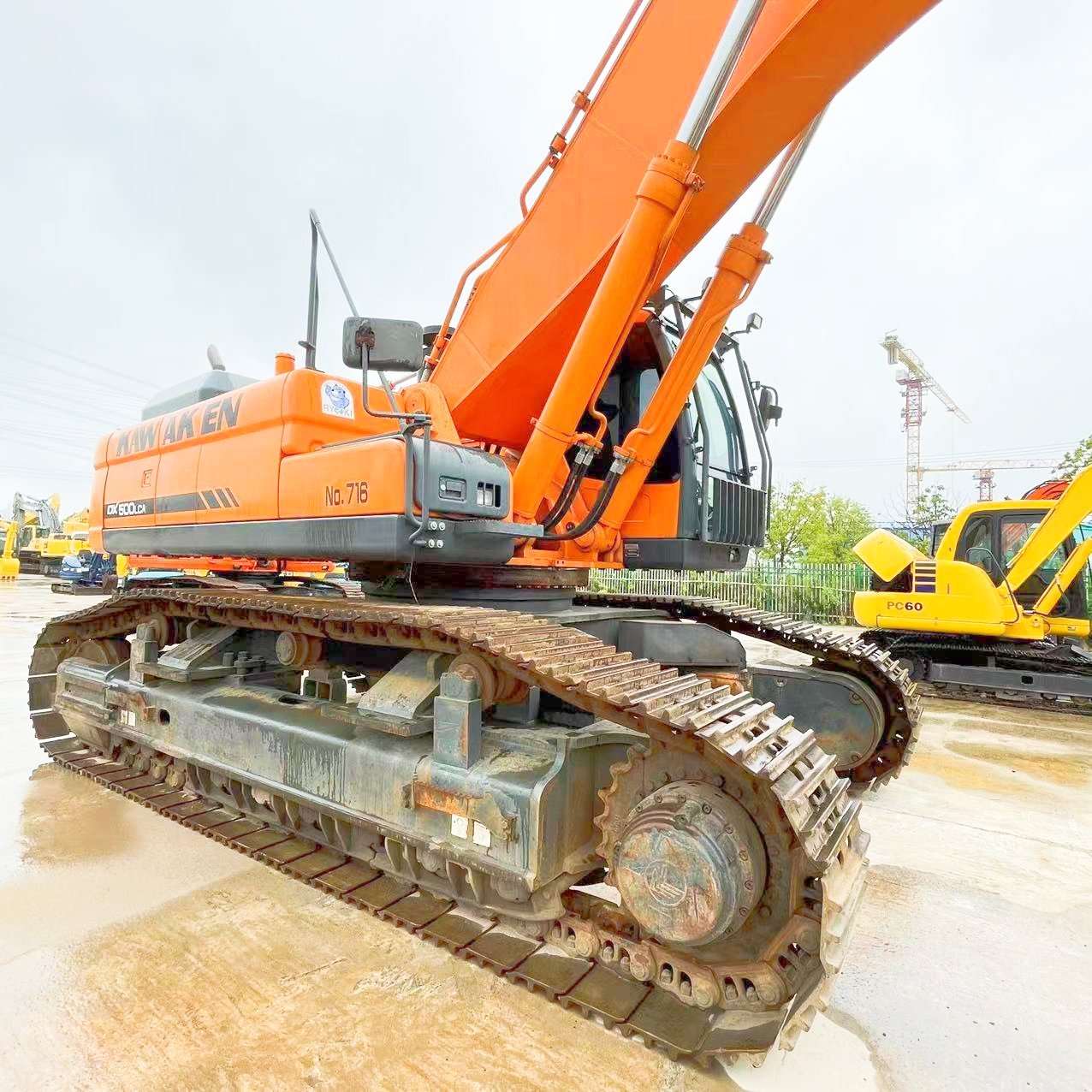 used excavators mini earth moving machine doosan dx500 Crawler Excavator machinery for sale