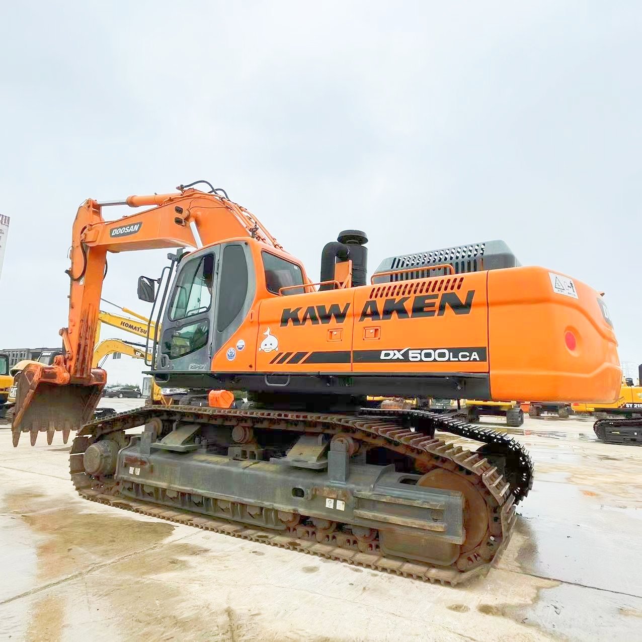 used excavators mini earth moving machine doosan dx500 Crawler Excavator machinery for sale