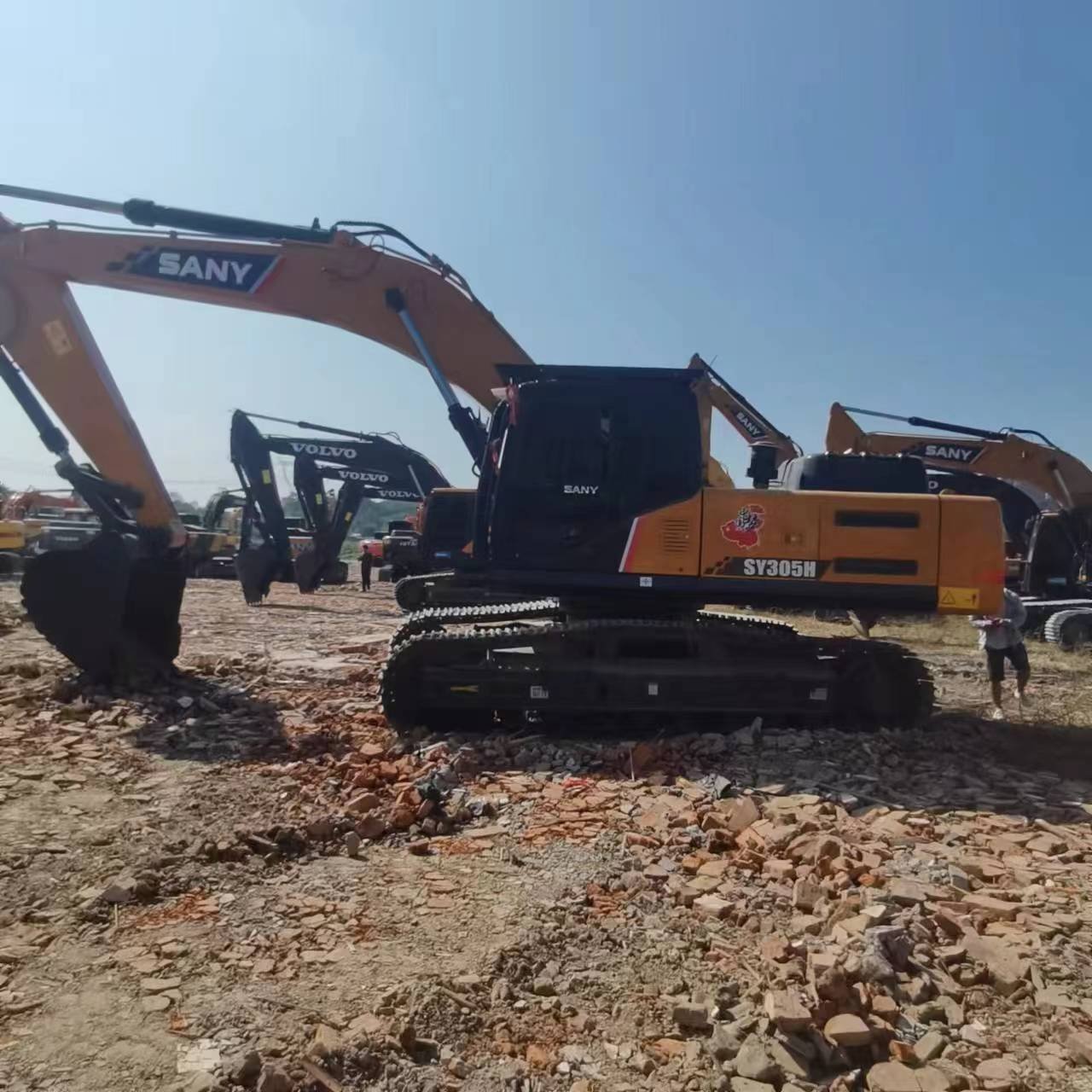 Large construction machinery SANY SY305H SY365H hydraulic excavators