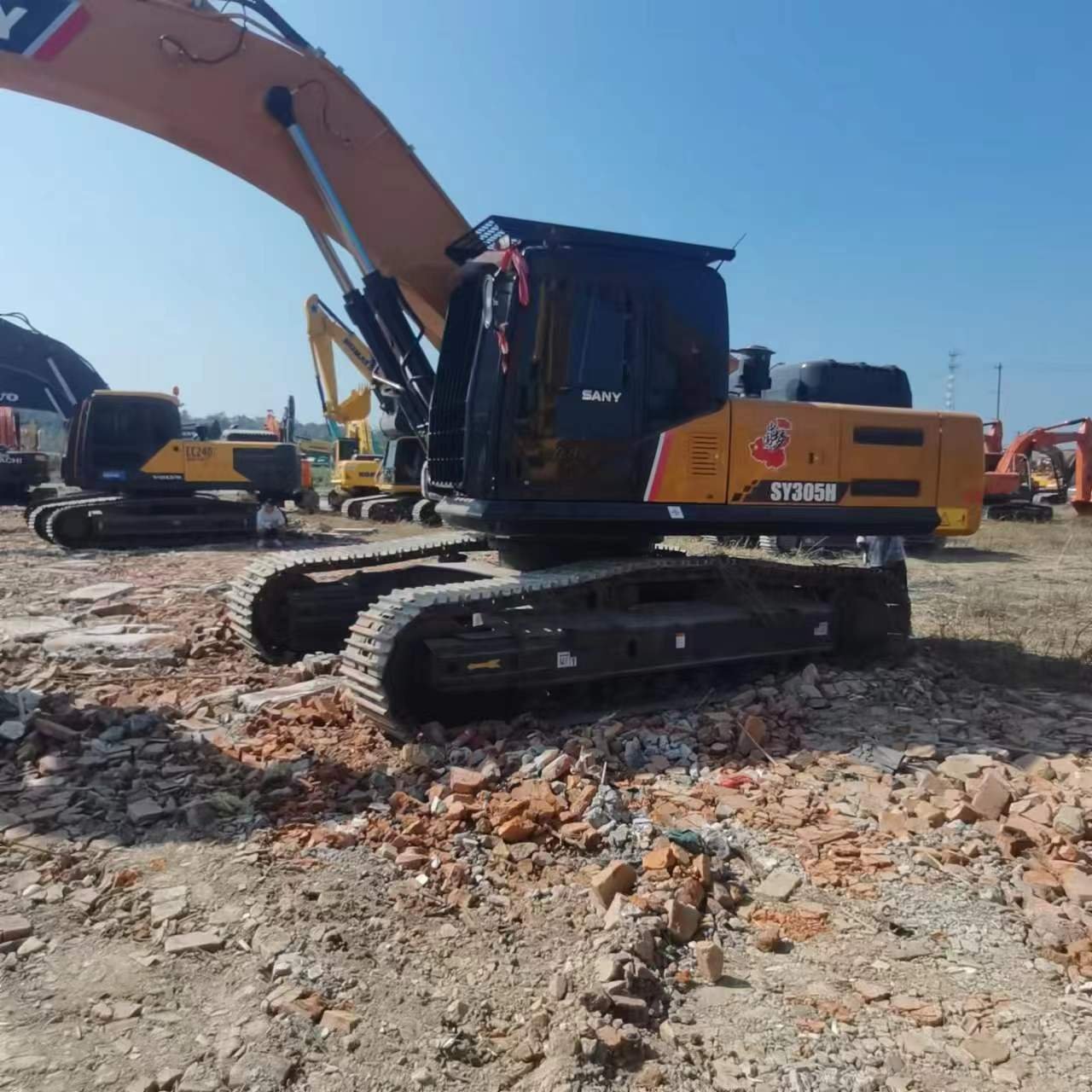 Large construction machinery SANY SY305H SY365H hydraulic excavators