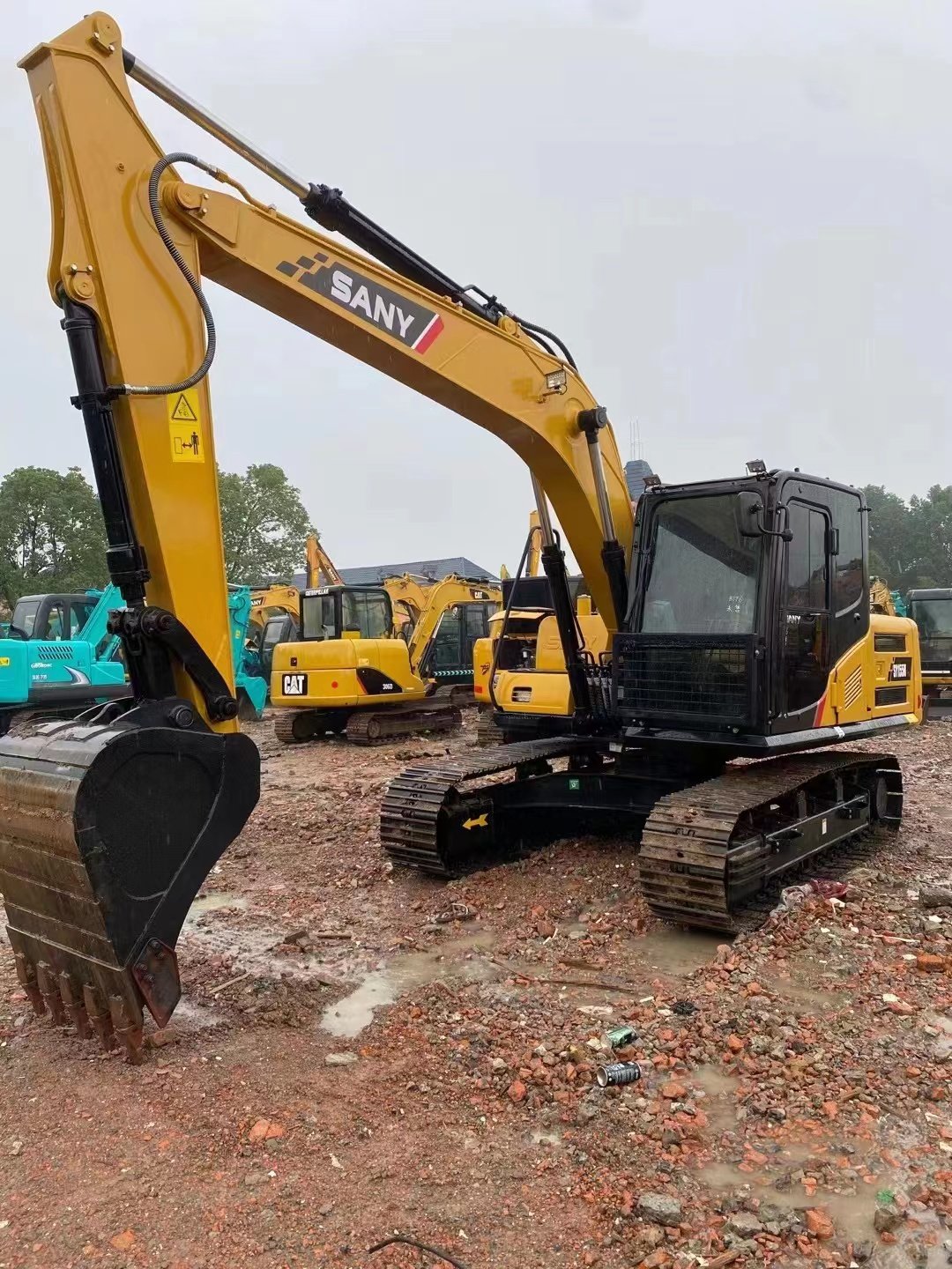 China Used 15 Ton Sany 155H crawler Excavator Sy155h sy155 used Medium Size digger Excavator
