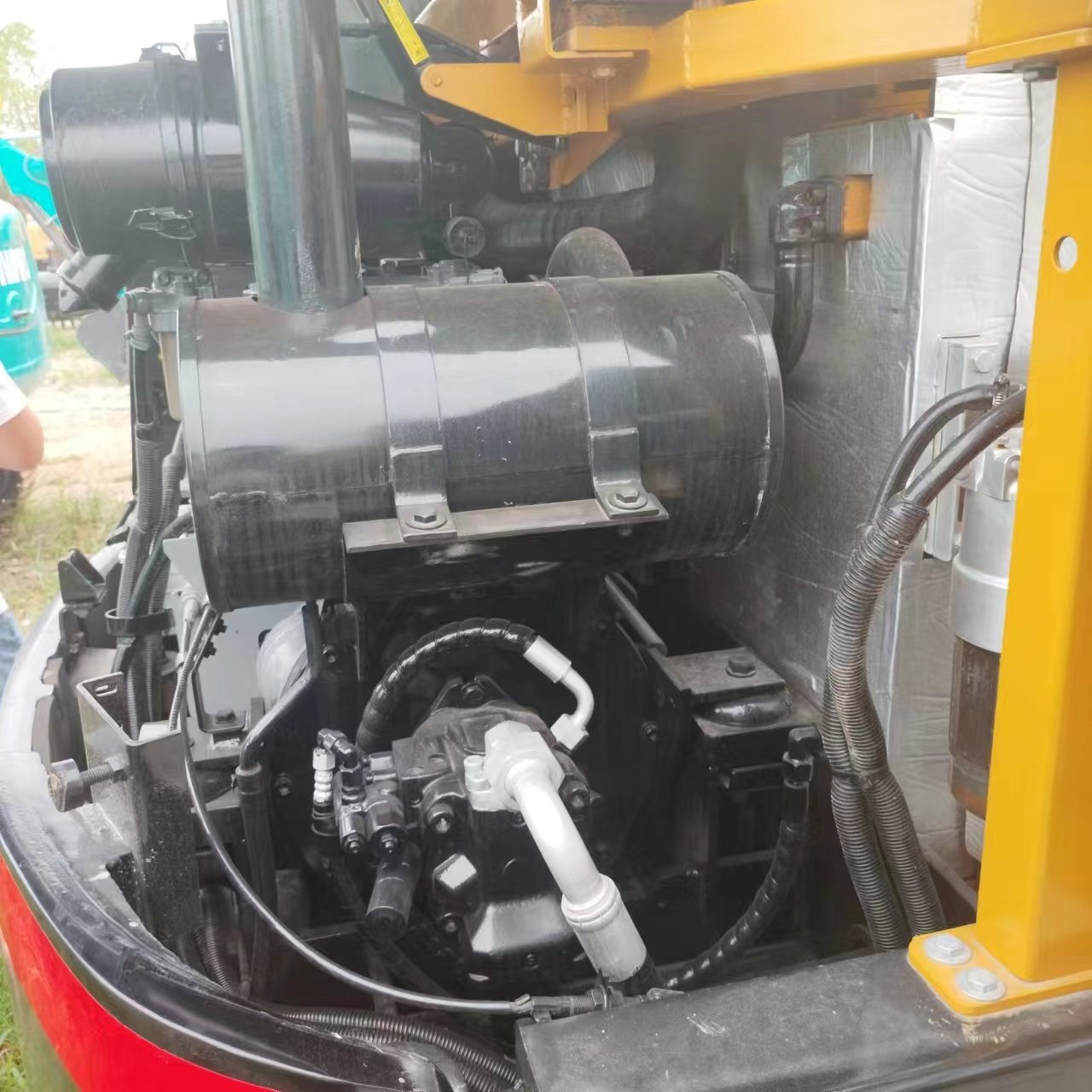 used sany 55 excavator secondhand mini digging machine sany brand sy55 5.5tons